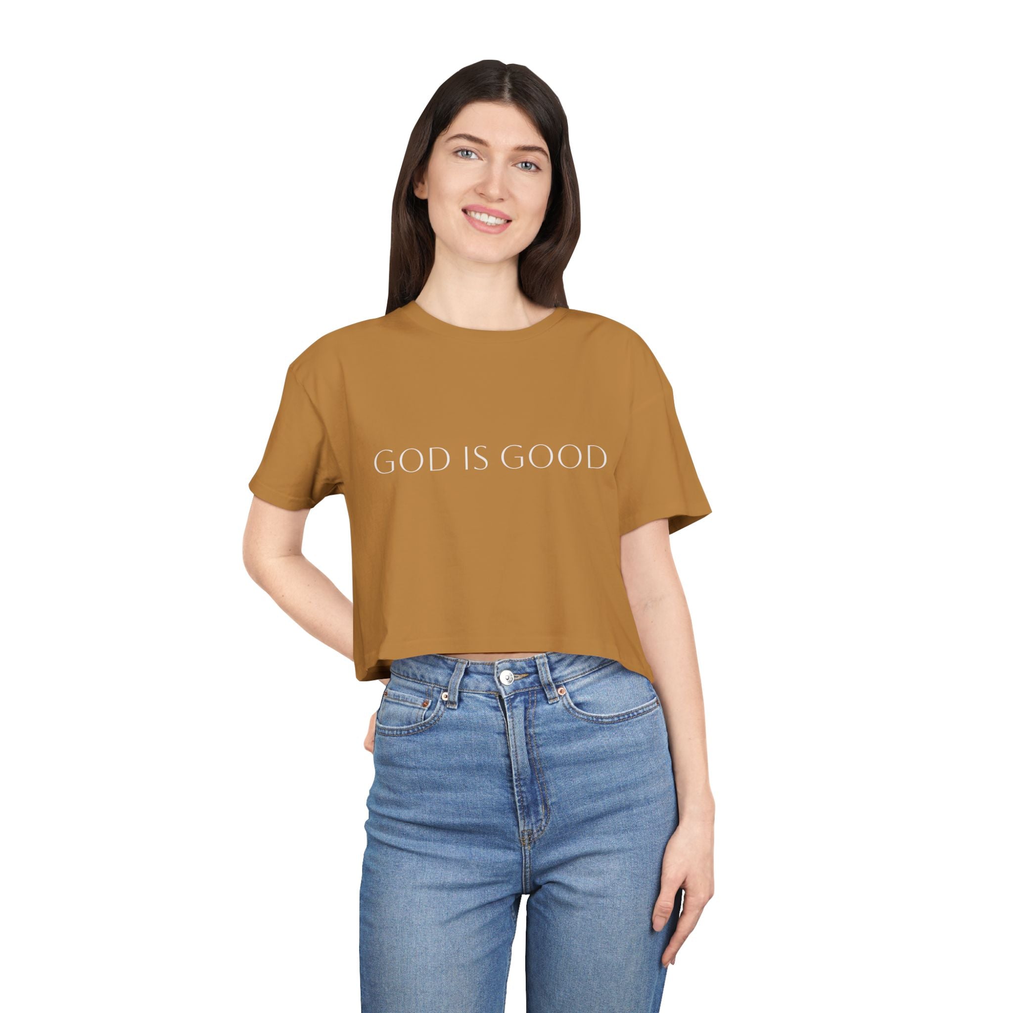 GOD IS GOOD Crop Tee