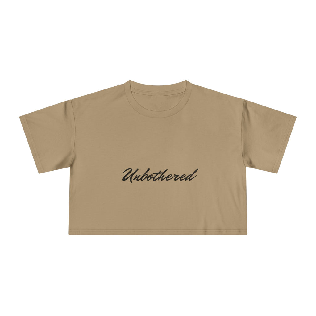 Unbothered Crop Tee