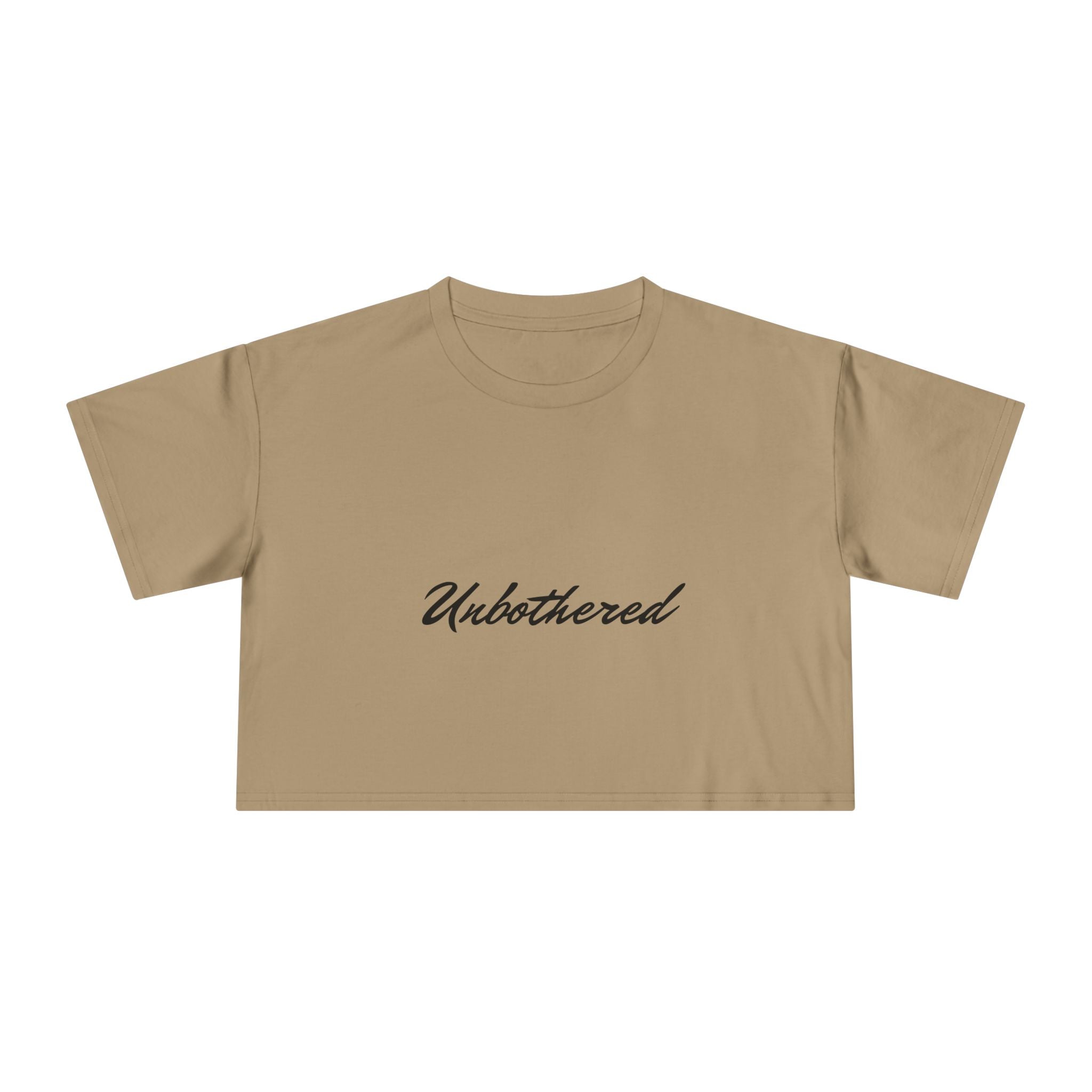 Unbothered Crop Tee