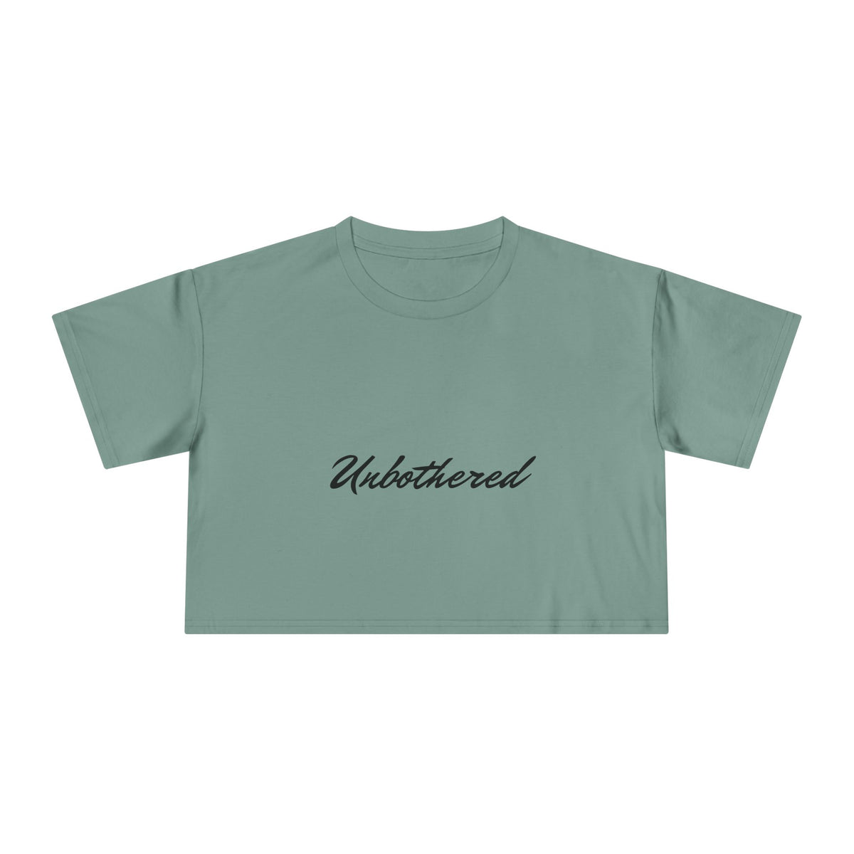 Unbothered Crop Tee
