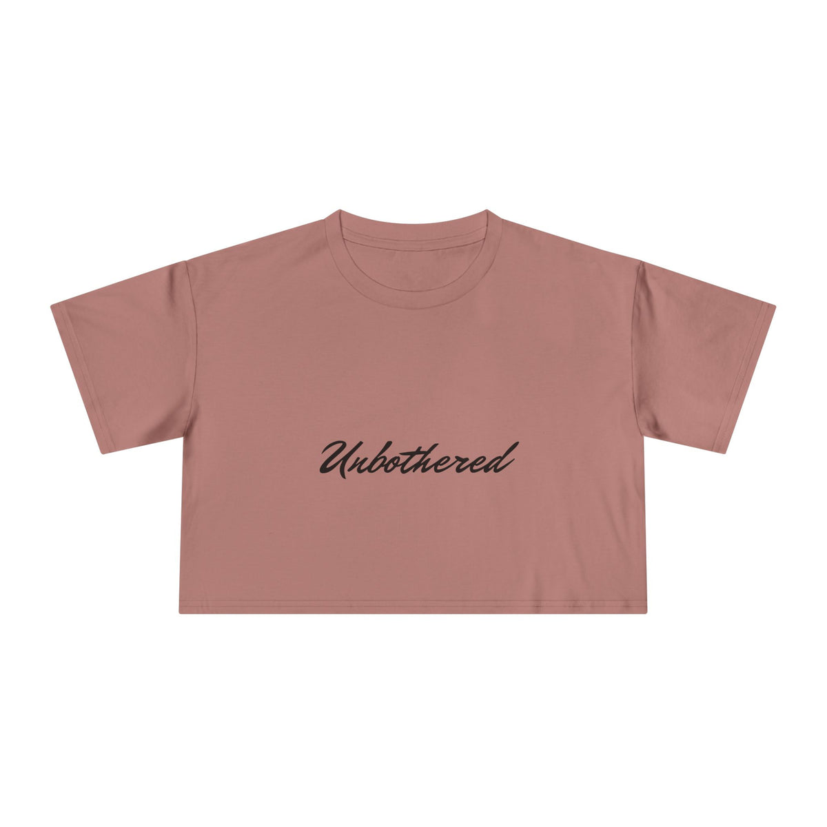 Unbothered Crop Tee
