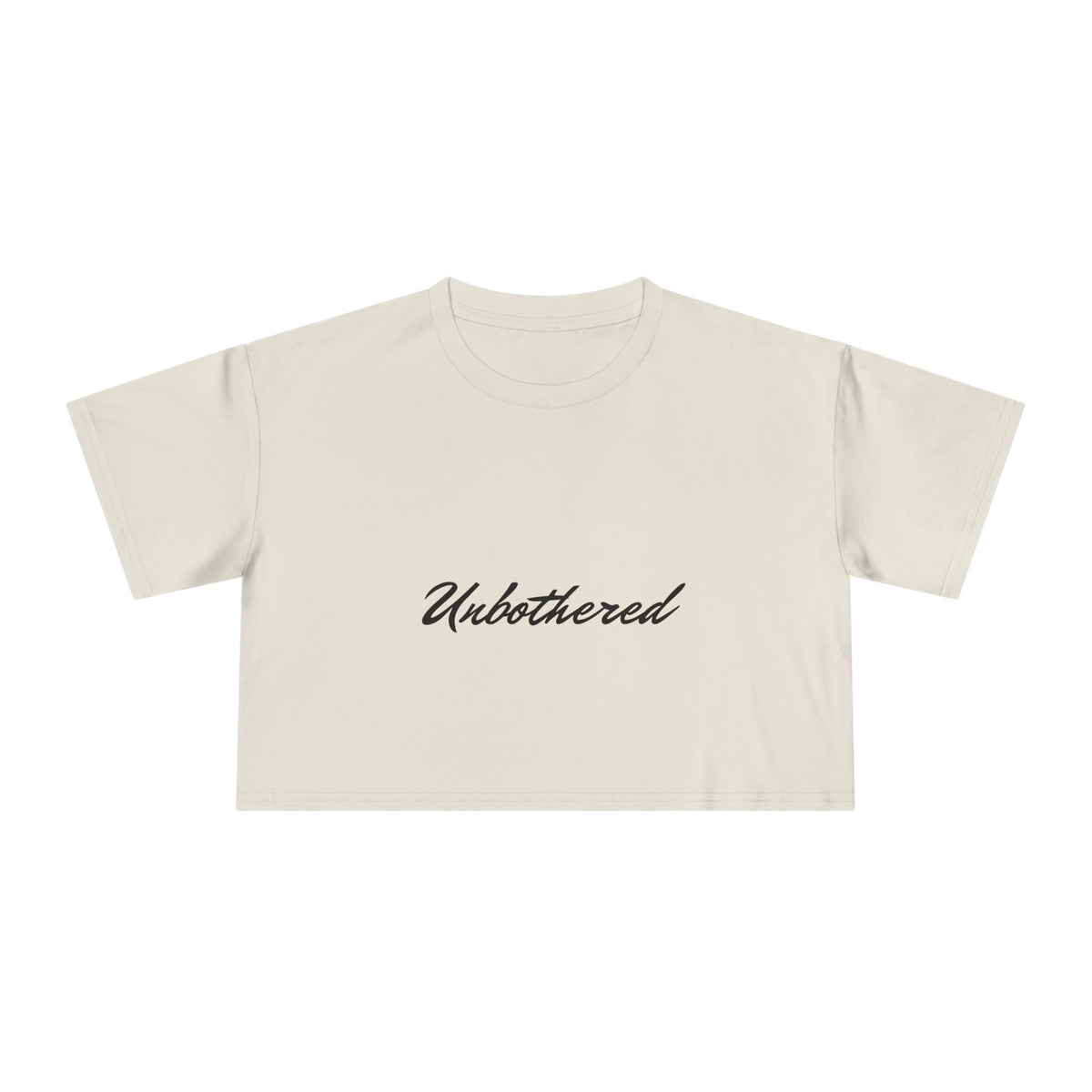Unbothered Crop Tee