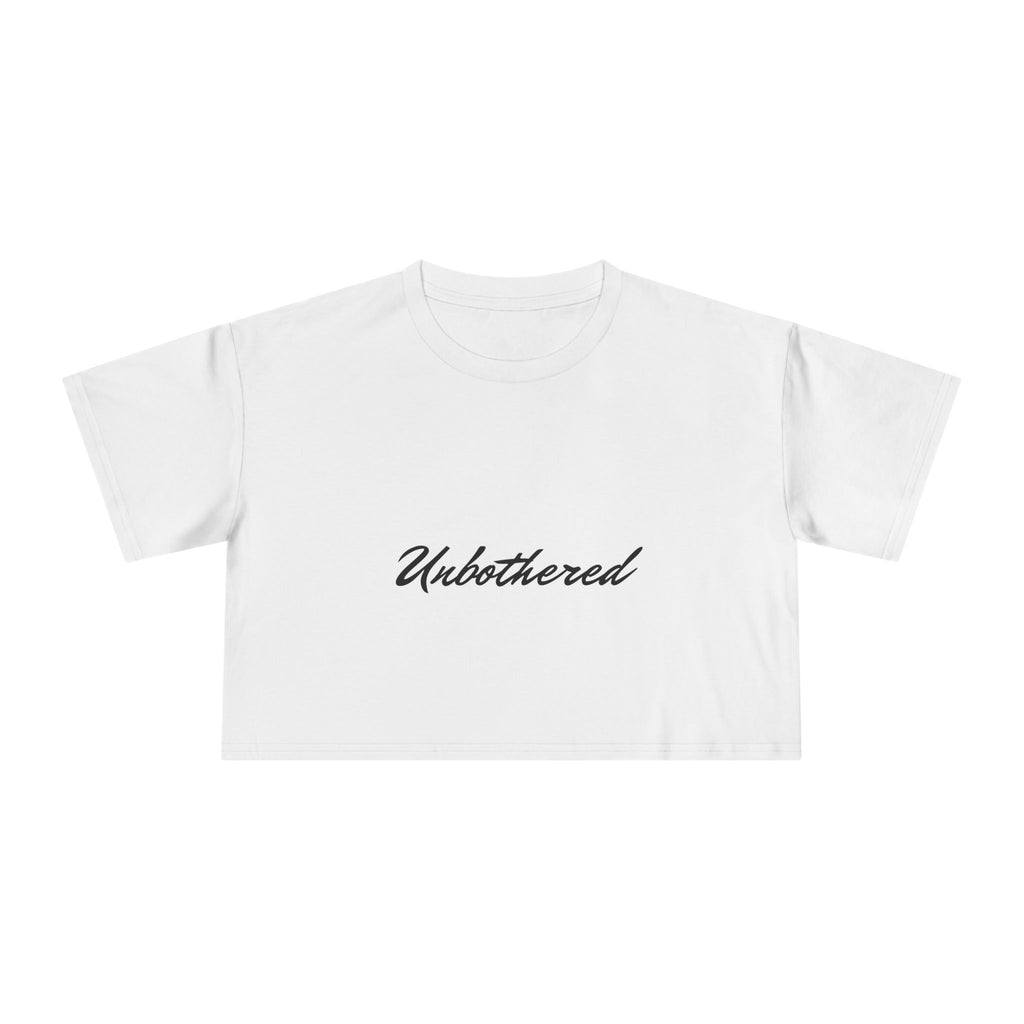 Unbothered Crop Tee